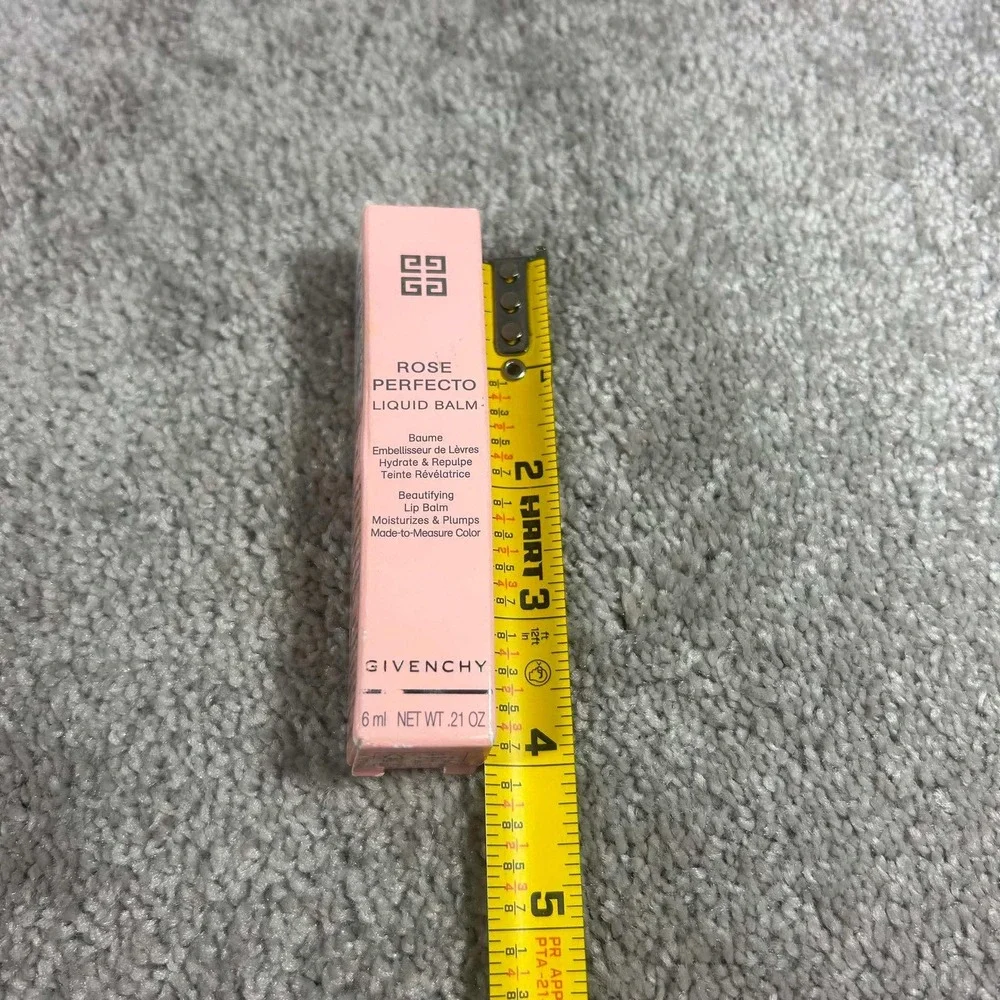 Givenchy Rose Perfecto Liquid Balm‎ Pink Marbled Plumping Lip Gloss 6ml 0.21oz